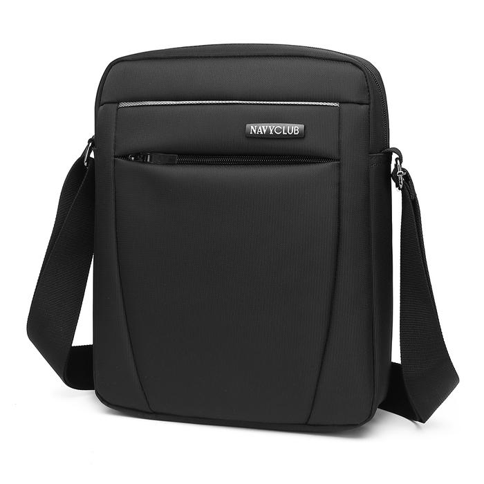 Gambar Navy Club Tas Selempang Tablet Ipad Up to 10 Inch GGC Crossbody Sling Bag Pria Hitam - Hitam dari Navy Club undefined Tokopedia