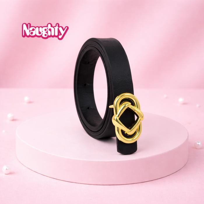 Gambar Ikat Pinggang Wanita Belt Kulit Fashion M937 Naughty Accessories - 146 BLACK dari Naughty undefined Tokopedia