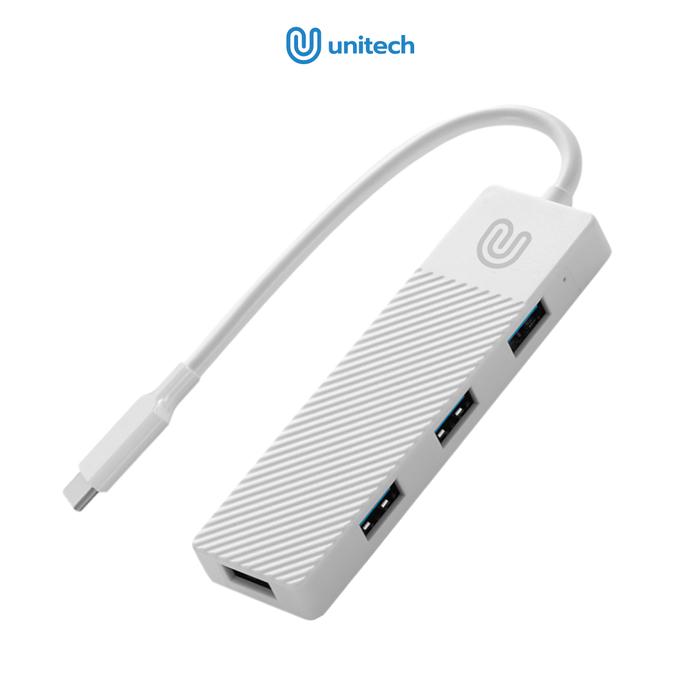 Gambar Type C USB Hub 5 IN 1 Unitech Vexalink Converter Docking Station Hub 3.0 + 2.0 + SD Card + Micro SD - Putih dari Divipard undefined Tokopedia