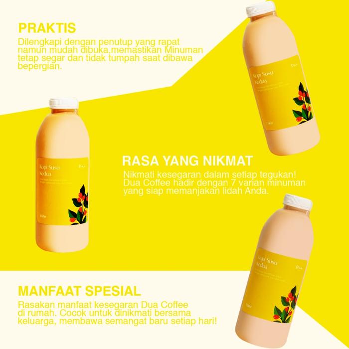 Gambar ready Dua Coffee Kopi Susu Kedua 1L – Lezatnya Kopi & Susu Creamy - 1 Botol dari Arteviashoop undefined Tokopedia