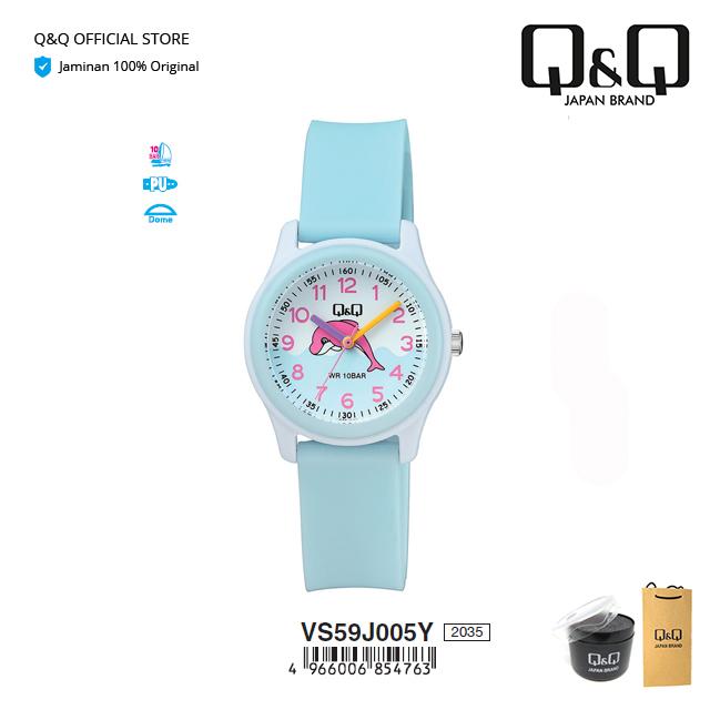 Gambar Q&Q QnQ QQ Original Jam Tangan Arloji Anak Analog - VS59 VS59J - VS59-005 dari Q&Q Official Store undefined Tokopedia