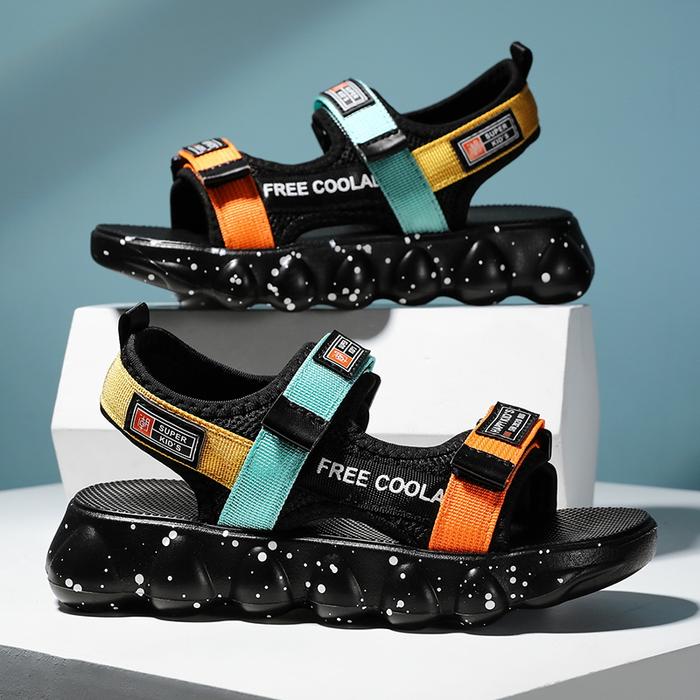 Gambar Nikana sandal anak laki 3 tahun baju anak anak perempuan Sandal gunung Sepatu Bahan PU Model Lucu 4 - 15 TAHUN andrew perempuan bayi labubu cowok kaki Fashion 2025 kids style anak-anak Ramadan laki2 original branded ultraman boboiboy - Oranye Hitam, 33 dari Nikana undefined Tokopedia