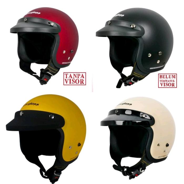 Gambar Helm Cargloss Original Pet CFM / Hlem Bogo retro / Helm Bogo Retro pet / helm Cargloss motorcycle - Hlem cargloss pet, Hitam dop, M dari Herlambang Helmets undefined Tokopedia