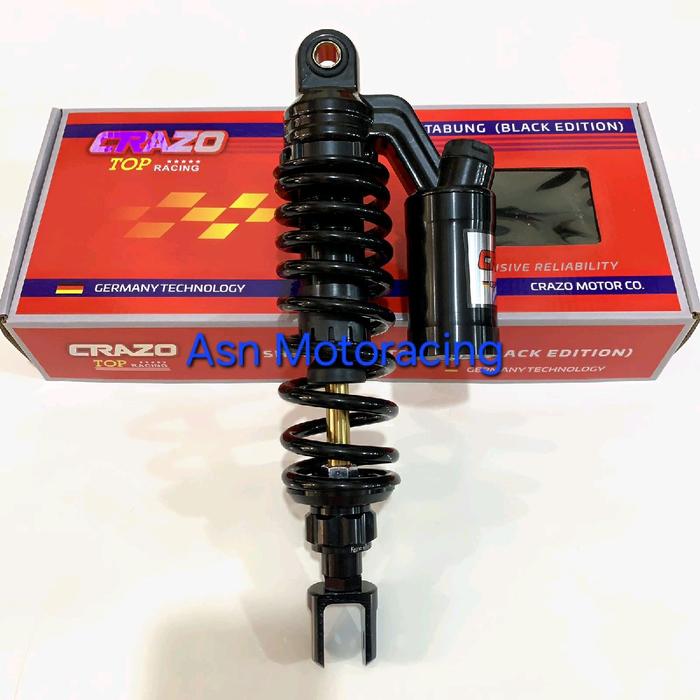 Gambar SHOCK BREAKER BELAKANG TABUNG VARIASI  310MM MIO BEAT VARIO SHOCK SHOCKBREAKER BELAKANG TABUNG MATIC MODEL EXTREME BEAT KARBU BEAT FI ESP BEAT STREET BEAT DELUXE VARIO 110 MIO SPORTY MIO SMILE MIO SOUL MIO M3 MIO SOUL GT 310MM - 310mm full black dari Asn Motoracing undefined Tokopedia