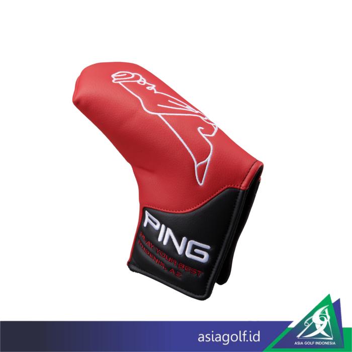 Gambar Head Cover Putter Golf Ping Mr. Ping Blade | Golf | Sarung Stick Golf - Red-Black dari Asia Golf Indonesia undefined Tokopedia