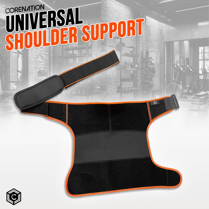 Gambar CoreNation Shoulder Support Penyangga Bahu Universal | Penyangga Bahu Olahraga | Alat bantu Penyangga bahu - BLACK dari CoreNation Active undefined Tokopedia