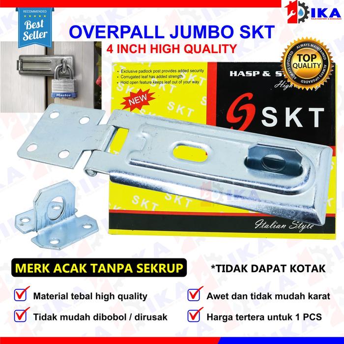 Gambar OVERVAL Plat BADAK JUMBO SUPER Overpale Overpal Tebal Cantolan Gembok Pintu Overpal Badak / Engsel Gembok 300 400 BADAK OVERVAL PANJANG CANTOLAN GEMBOK TEBAL RUMAH TOKO GUDANG KAIT GEMBOK 300 MM OVERPAL dari PT KURSI ANYAR TERRBARU undefined Tokopedia