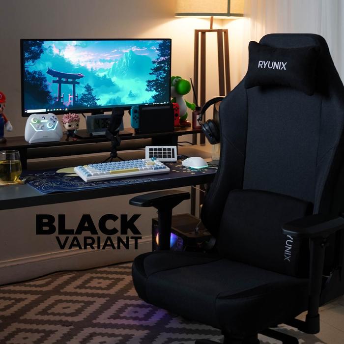 Gambar Sades Ryunix Kursi Gaming Chair GX8 - Black dari Sades Ryunix Official undefined Tokopedia