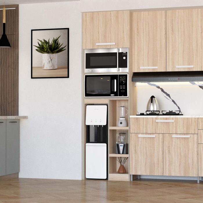 Gambar IDEA Denver Tall - Kitchen Set Kayu Rak Dapur Tinggi Kabinet Modern Minimalis - TCD 9161 (Dispenser) dari Idea Furniture & Home Living undefined Tokopedia