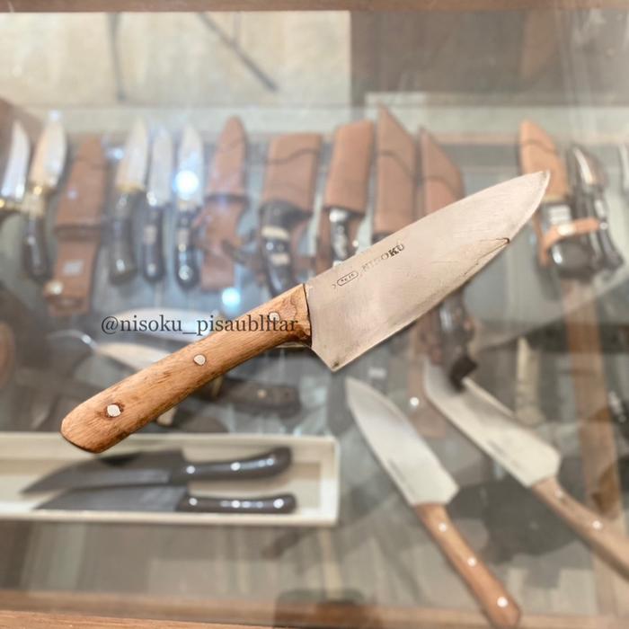 Gambar Pisau Dapur Tajam gagang fulltang dari Nisoku Pisau Blitar_NEW undefined Tokopedia