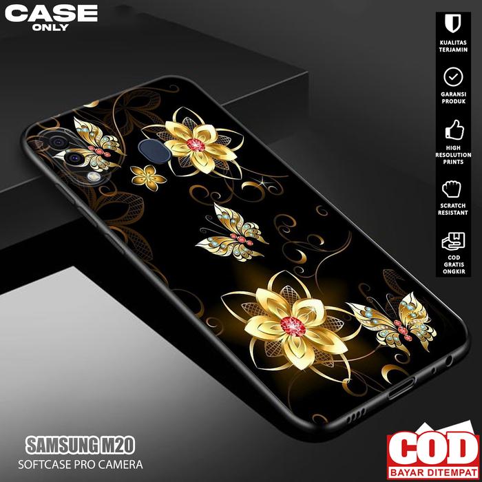 Case For SAMSUNG M20 casing For Case SAMSUNG M20 BTRFLY Case Custom  Case Pro Camera Softcase Kesing Hardcase Premium Glosy 2D Softcase 
