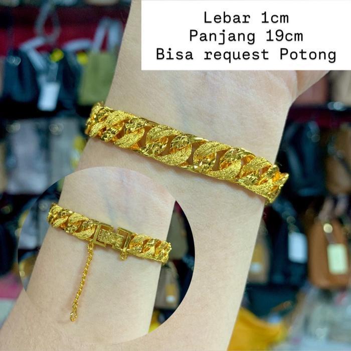 Gambar Benika Accesories - Gelang Tangan Rantai Wanita Xuping Jewellry Coco Lipan - Korean Style Anti Karat Aesthetic - Aksesories Fashion Trendi 2023 - Titanium Simple Elegand Mewah - Bracelets Kulit Perhiasan Permata - Motif A dari BENIKA ACCESORIES undefined Tokopedia