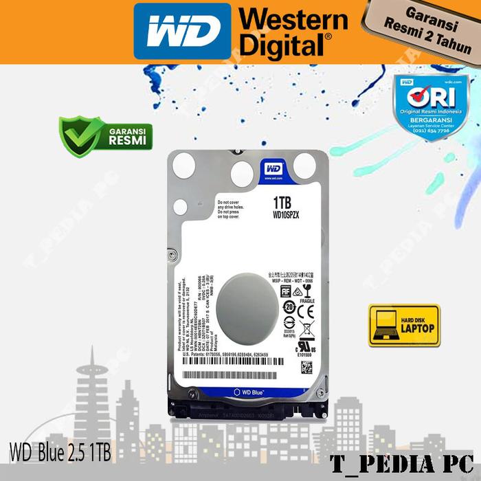 Gambar WD Scorpio Blue Laptop 1TB HDD/ HD/ Hardisk/ Harddisk Internal 2.5" dari t pedia pc undefined Tokopedia