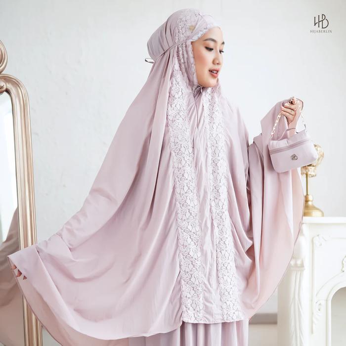 Gambar HIJABERLIN - Amina Prayer Set Mukena Travel Mini - Rose dari Hijaberlin undefined Tokopedia