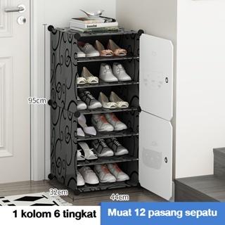 Gambar Rak Sepatu 9 Susun Portable Anti Debu Rak Sepatu Tertutup Lemari Sepatu Rak Sepatu Aesthetic Rak Penyimpanan Sepatu Putih Plastik 5 - 1 Kolom 6Layer dari MAMAMI MALL undefined Tokopedia