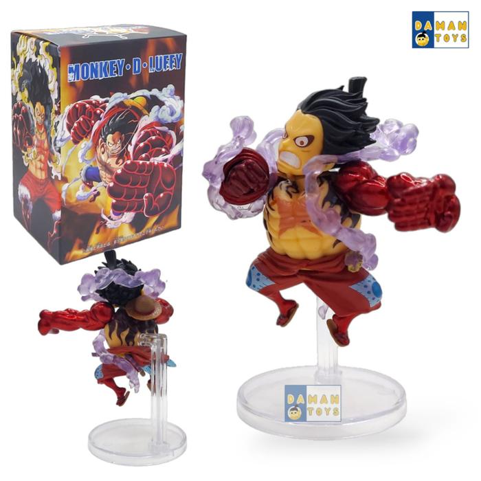 Gambar 1 set One Piece Action Figure Monkey D Luffy Gear 4 Wcf set 5 Ada Box - 1 PCS Gear4 Boundman dari Sopyanadi Figure undefined Tokopedia