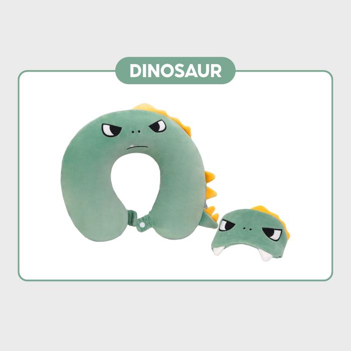 Gambar OHSOME ALBA SOL Bantal Leher Penutup Mata Hewan Hiu Dinosaurus Anjing - Dinosaur dari OHSOME Homeliving undefined Tokopedia