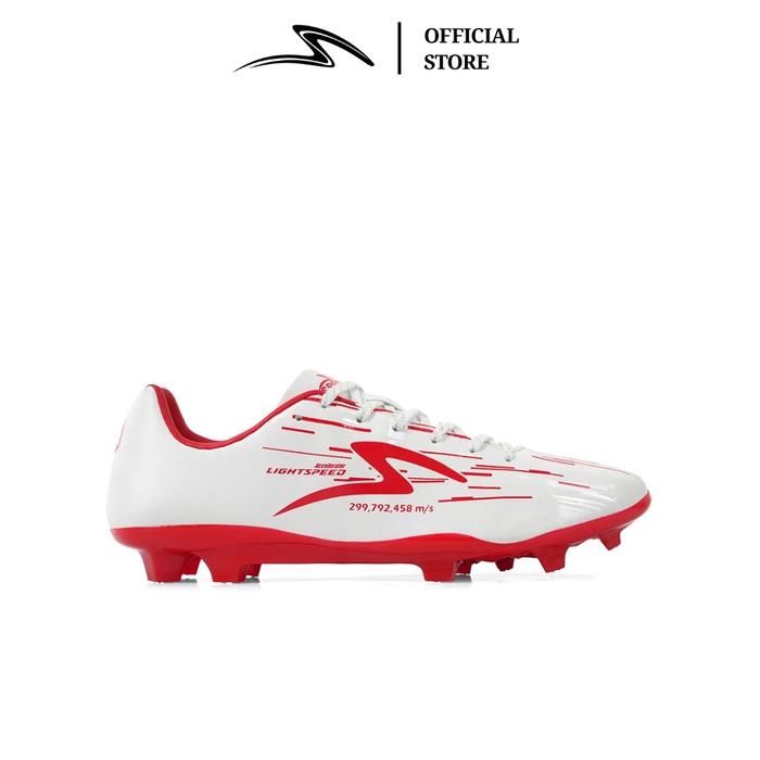 Gambar SPECS SEPATU SEPAK BOLA LIGHTSPEED REBORN FG WHITE EMPEROR RED SPE1010202 - White Red, 46 dari Specs Indonesia undefined Tokopedia