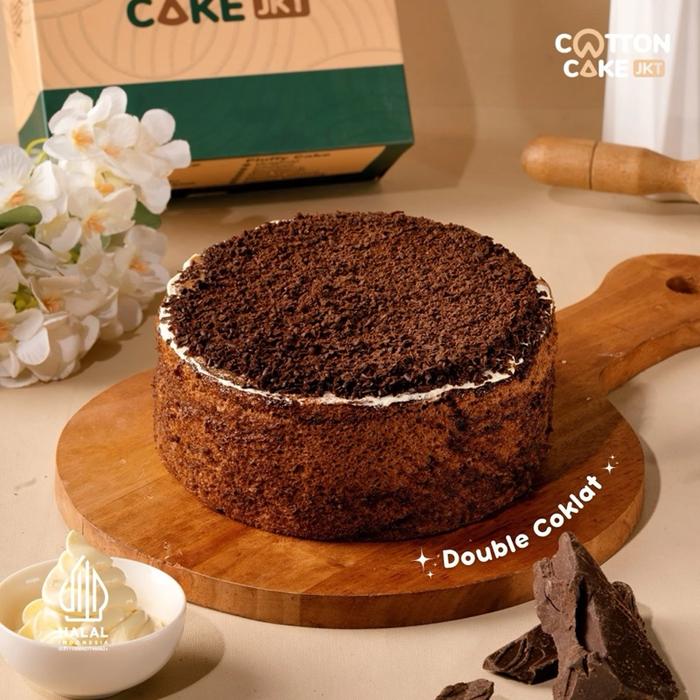 Gambar Cotton Cake Double Coklat By Jakarta Cotton Cake dari Jakarta Cotton Cake undefined Tokopedia