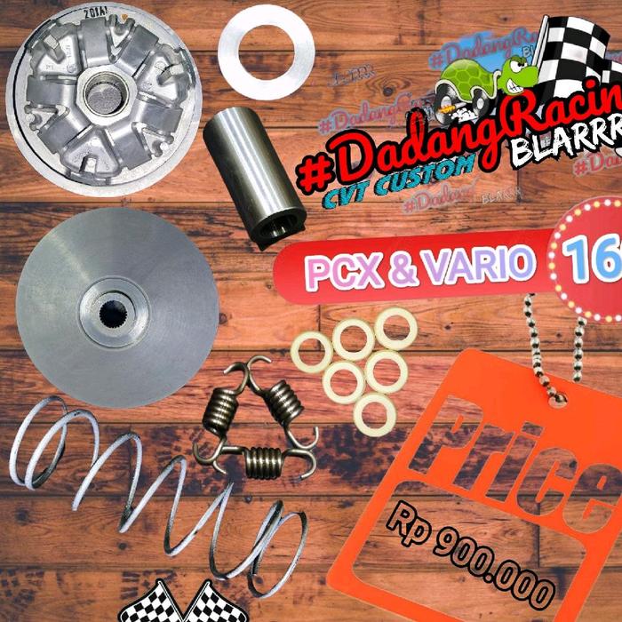 Gambar pully custom vario/pcx/adv 160 set by DRB dari Dadang racing blarr shop undefined Tokopedia