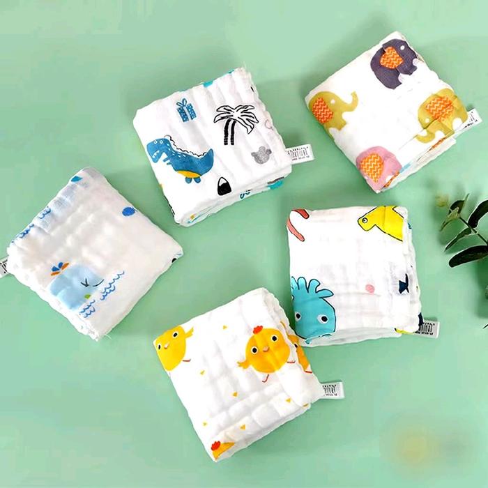 Gambar Handuk Washlap Kecil - Sapu Tangan Jepang - Waslap Bayi Anak-Anak - Boy dari Aurel Babyshop undefined Tokopedia