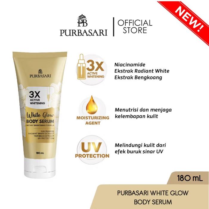 Gambar [NEW] ￼Purbasari Body Serum 180ml - White glow dari @rh.beautyhouse undefined Tokopedia