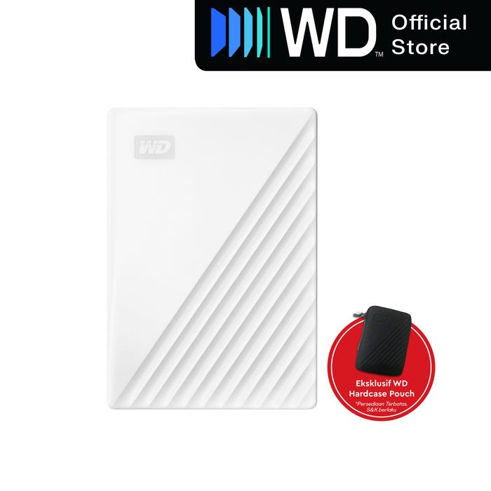 Gambar WD My Passport 6TB - HD HDD Hardisk Eksternal External 2.5" USB 3.0 - Putih dari WD Official Store undefined Tokopedia