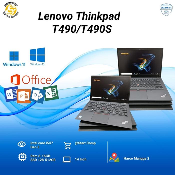 Intel Core I5 T490s 32gb Laptop Lenovo Thinkpad T490 T490S Core I5
