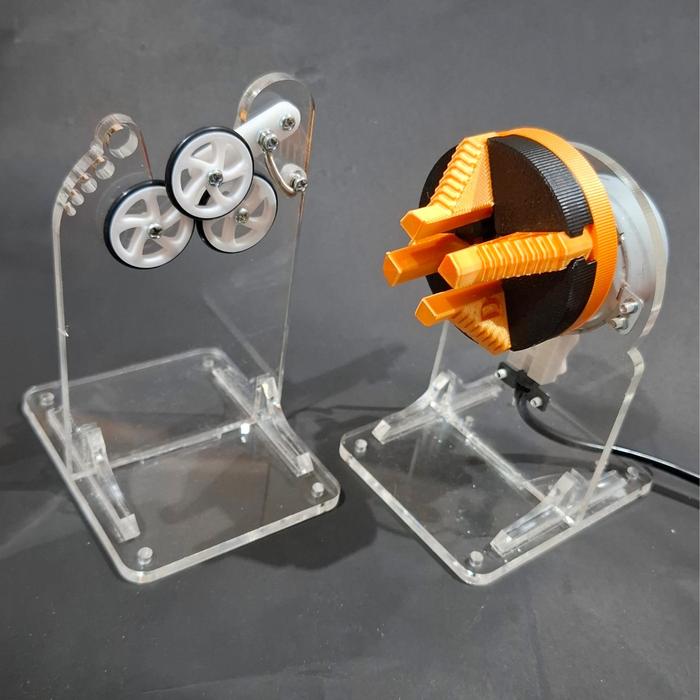 Gambar Mesin Rod Dryer Akrilik Pengering Resin Joran Pancing Tegek Reel Alat 5 15 30 rpm - Bening, 5/6 rpm dari Timor Gear ID undefined Tokopedia