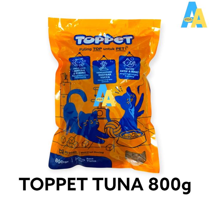 Gambar TOPPET 800Gr Repack Makanan Kucing Dry Food - TUNA dari AdaAja Petshop undefined Tokopedia