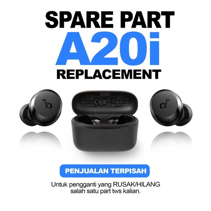 Gambar [SPARE PART] TWS A20i Pengganti yang rusak atau hilang Segel dan Barang Baru dari YHUSAN TWS Specialist undefined Tokopedia