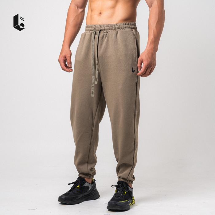 Gambar Lockerwear Celana Panjang Jogger Baggy Gym Fitness Sport Olahraga Pria Sweatpants Training Running Jogging Dry Fit - Hijau, M dari Lockerwear Sports Apparel undefined Tokopedia