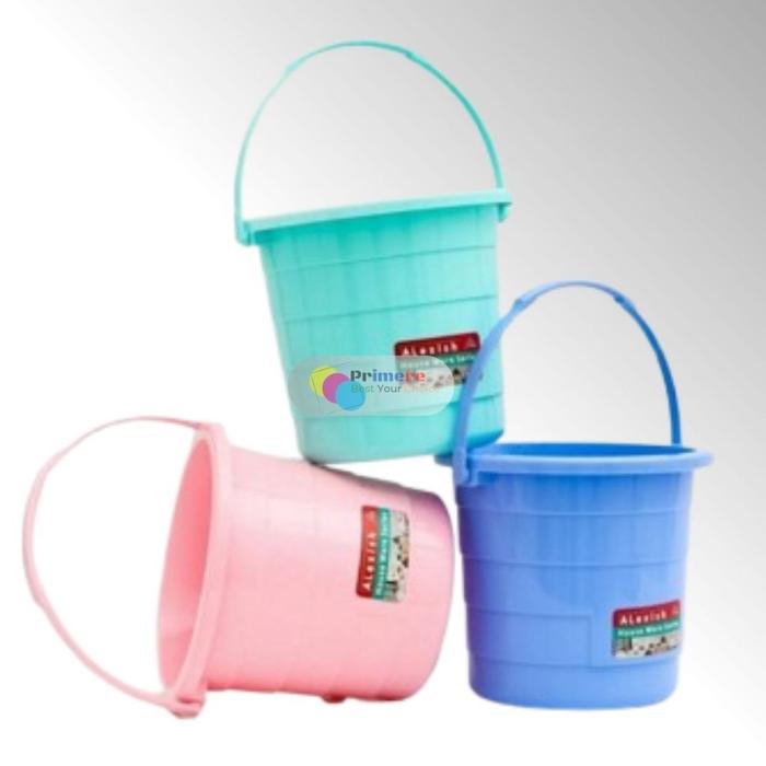 Gambar Ember Plastik Kecil Aesthetic Kamar Mandi 1.5 Liter Soft Color Alexis - Hijausoft dari Primere_NEW undefined Tokopedia