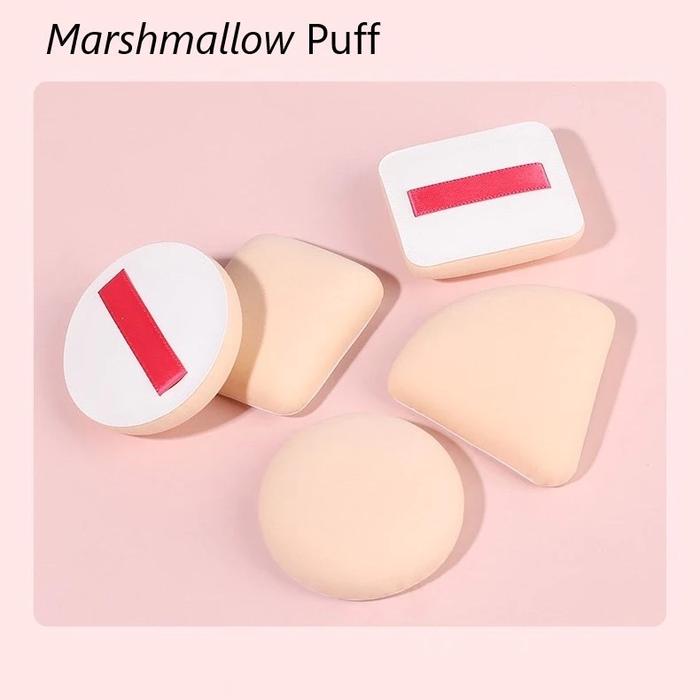 Gambar MARSHMALLOW SPONGE • SPONS SEGITIGA GEMBUL Spon Makeup Cushion Sponge Wajah - BULAT dari Olive & Co undefined Tokopedia