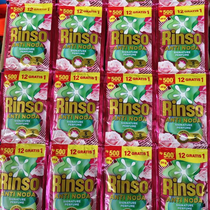 Gambar 1/2 DUS (52 pcs) Rinso Cair Liquid Renceng Anti Noda 20 ml 500an DAN soklin nature - [ 1/2 DUS 52 pcs ]  20ml  500 an dari DI.OLSHOP undefined Tokopedia