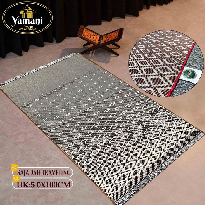 Gambar Sajadah Terbaru Travelling Souvenir Uk 50*100 cm Oleh-oleh Haji dan Umroh Perlengkapan Sholat  Muslim Turki - Cokelat dari YAMANI SAJADAH INDONESIA_NEW undefined Tokopedia