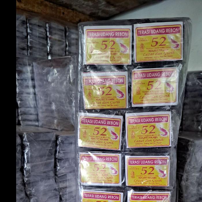 Gambar terasi udang cap 52 di buat dari udang pilihan harga /pack isi 20 pcs dari MasTrisOfficial undefined Tokopedia