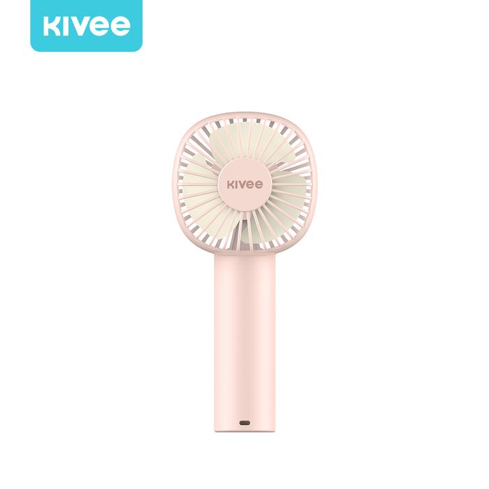 Gambar KIVEE Kipas Angin Mini Portable 1200 mah Rechargeable USB Fan 3-Speed ​​Adjustment Korean Fan Mini - FA05 pink dari PT. Kivee International Trade undefined Tokopedia