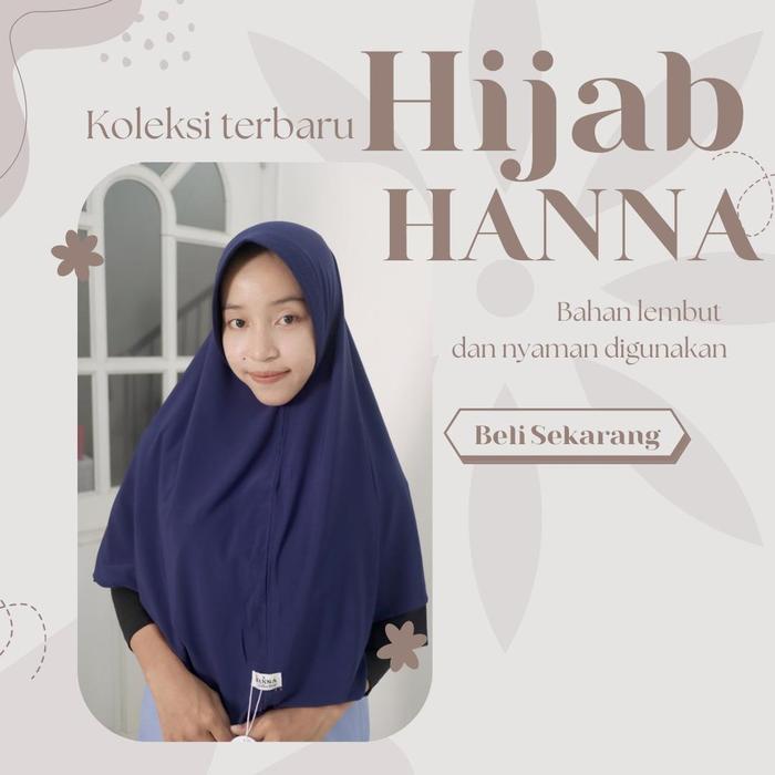 Gambar Tasbicha Hijab - Hijab Bergo HANNA Instan Muslim Bahan Jersey Halus Lembut Nyaman Digunakan Koleksi Terbaru - cookies dari Tasbicha Collection undefined Tokopedia