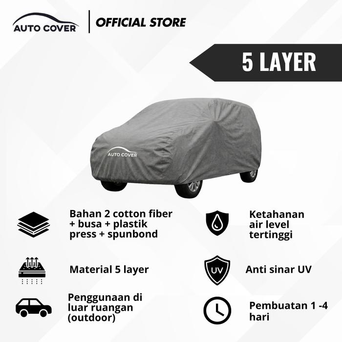 Gambar Autocover Indonesia Cover Mobil 5 LAYER CUSTOM | Body Car | Polos, Strip 1, 2 , Kombinasi Warna | Mantel Sarung Selimut Tutup Penutup Jas Hujan Body Mobil Car Waterproof - 5 LAYER, ABU ABU dari OfficialAutoCoverIndonesia Kota Bekasi Tokopedia