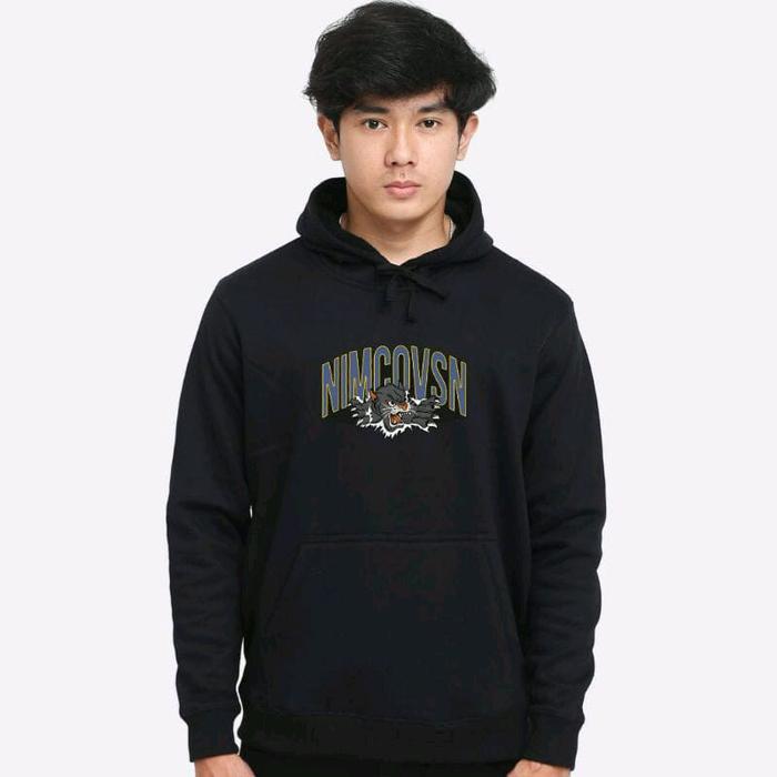 Gambar sweater nimco #nimco #vision #hoodiehitam _ jaket distro lembut atasan pria wanita adem - HITAM, S dari BleanVortex undefined Tokopedia