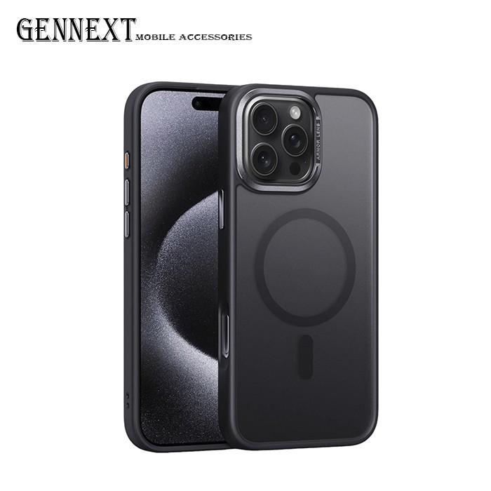 Gambar Gennext Casing For Iphone 15 15Plus 15Pro 15Promax 16 16Plus 16Pro 16Promax Plus Pro Max Promax +  Soft Case Silicone Armor Magsafe Doff Softcase Protection - BLACK, IP 15 dari GENNEXT OFFICIAL STORE undefined Tokopedia