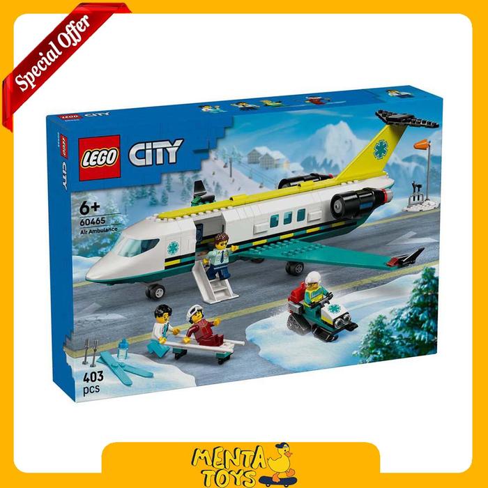 Jual LEGO City 60465 Emergency Air Ambulance Airplane Kab