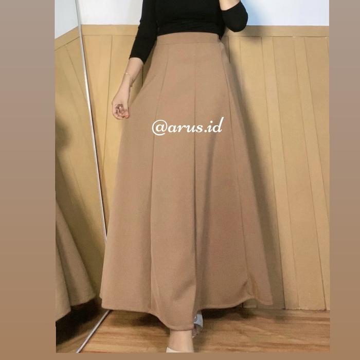 Gambar AUDY SKIRT/ROK A LINE/ROK MAYUNG/ROK SCUBA/ROK MELAR/ROK KARET BELAKANG - Milo, STANDAR dari arus.id undefined Tokopedia
