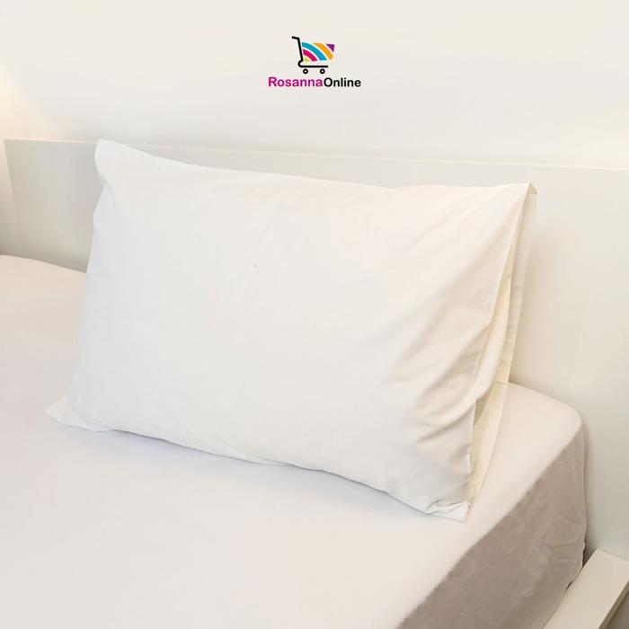Gambar Sarung Bantal / Guling - 100% Cotton 300TC - Hotel Collection - Sarung Bantal Plain, 51 cm x 70 cm dari Rosanna Online undefined Tokopedia