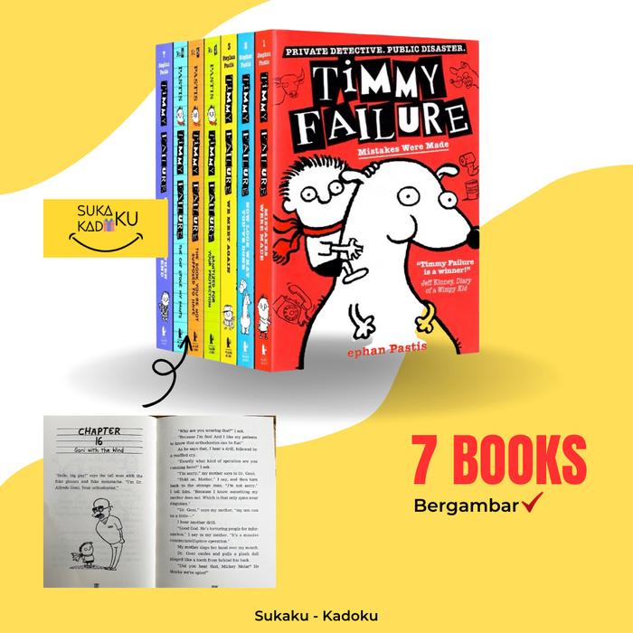 Gambar Timmy Failure Books Set Buku Anak Bergambar English Import dari SUKAKU Emporium undefined Tokopedia