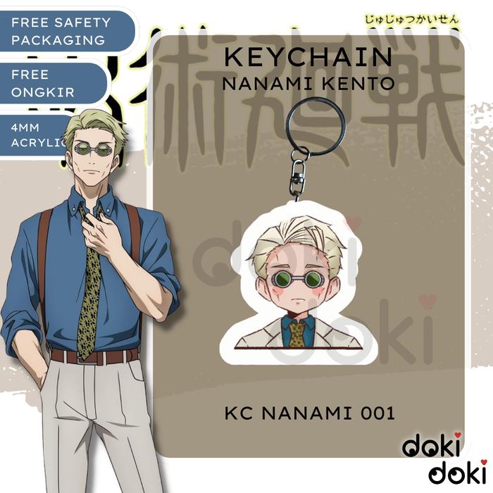Gambar GANTUNGAN KUNCI KEYCHAIN ANIME NANAMI KENTO JUJUTSU KAISEN - KC NANAMI 001 dari dokidoki.id undefined Tokopedia