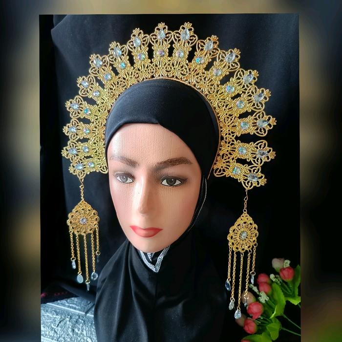 Gambar Bando Sunting/sunting melayu (alvina) Aksesoris Mahkota Elegan dari Mbak.Rien undefined Tokopedia