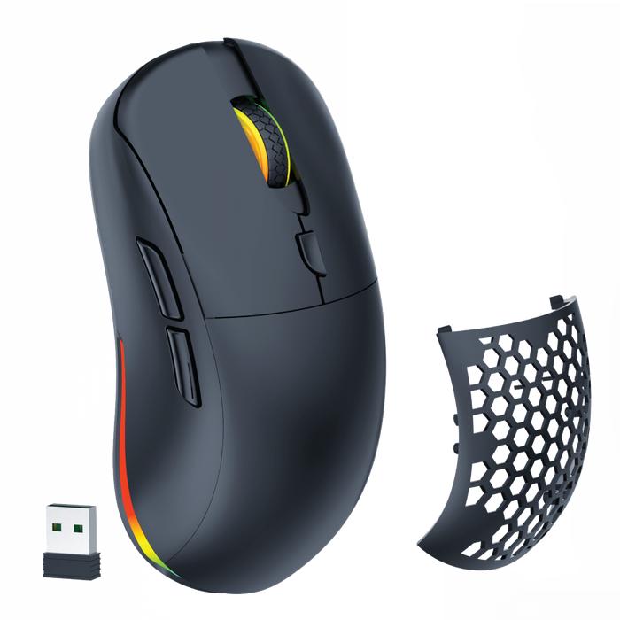 Sades Raiden Pro gaming mouse with modular design and wireless connectivity