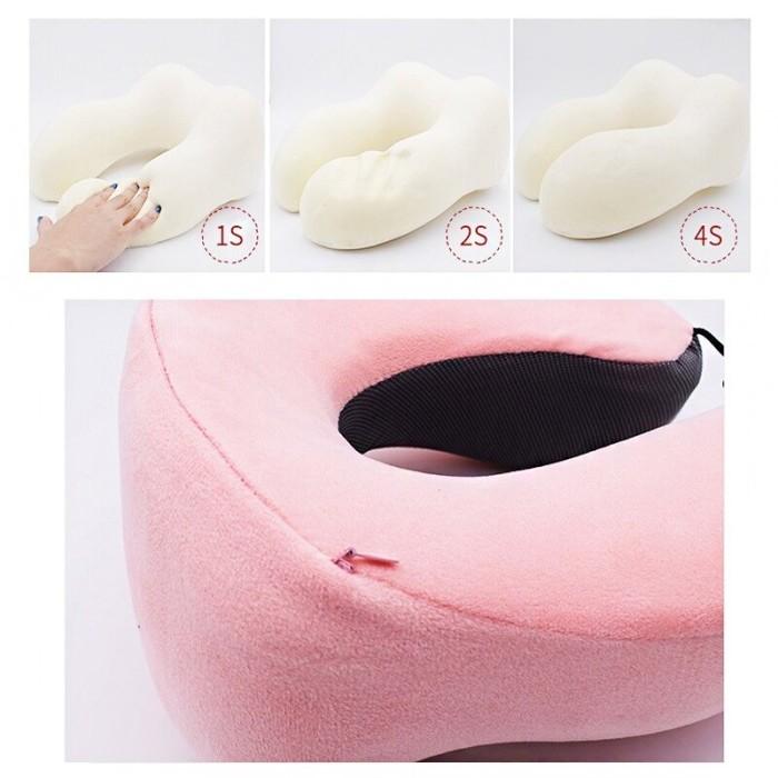 Gambar ORIGINAL Tal Leer U-sape Foldable Travel Neck Pillow - Ser43 - Random, Standar dari jema stores undefined Tokopedia